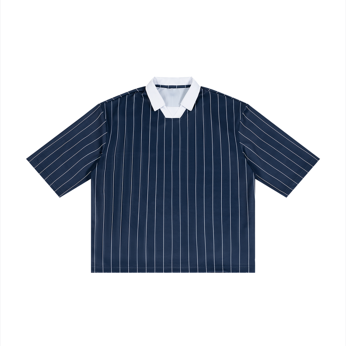 Pinstripe Collared Soccer Jersey