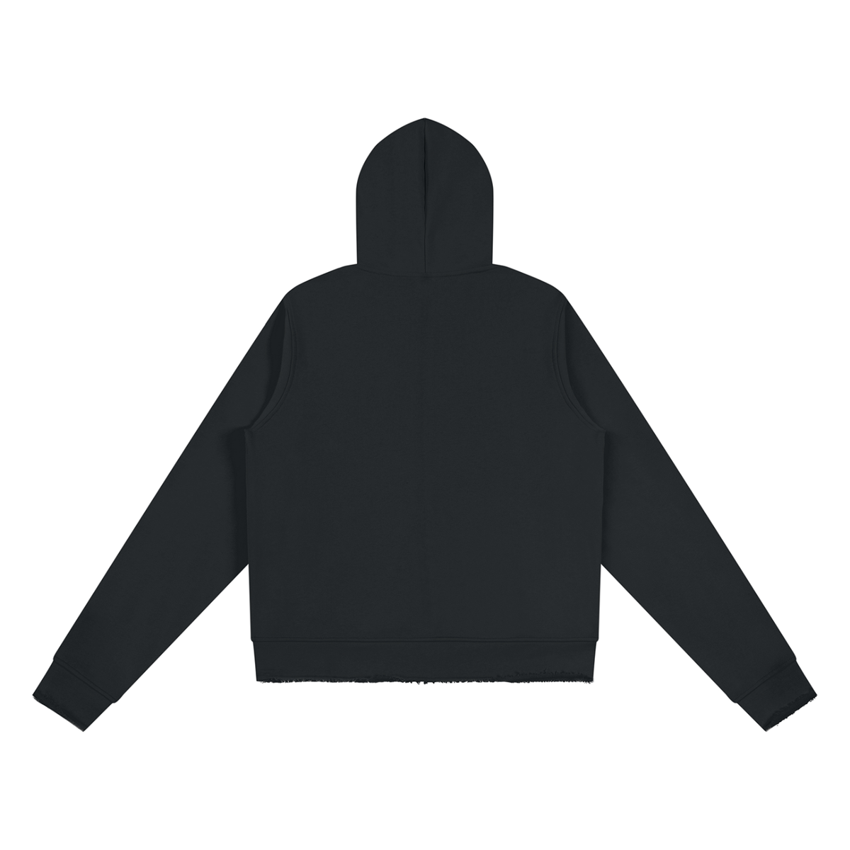 350 GSM Raw Edge Full Zip Hoodie (W)