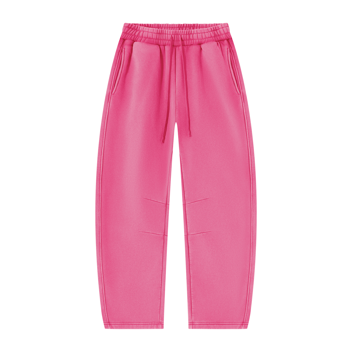 390 GSM Vintage Wash Barrel Leg Fleece Sweatpants (U)