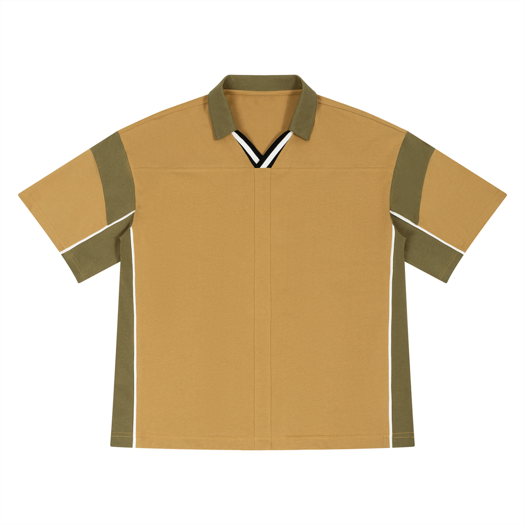 230 GSM Color Block Polo Shirt