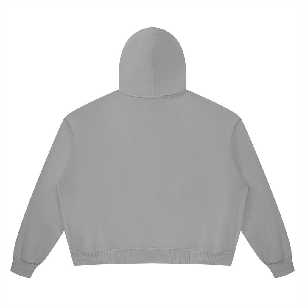 Vintage Wash Boxy Full-Zip Hoodie