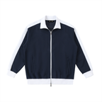 Contrast Trim Stand Collar Jacket II