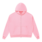 350 GSM Mineral Wash Boxy Full Zip Hoodie (U)
