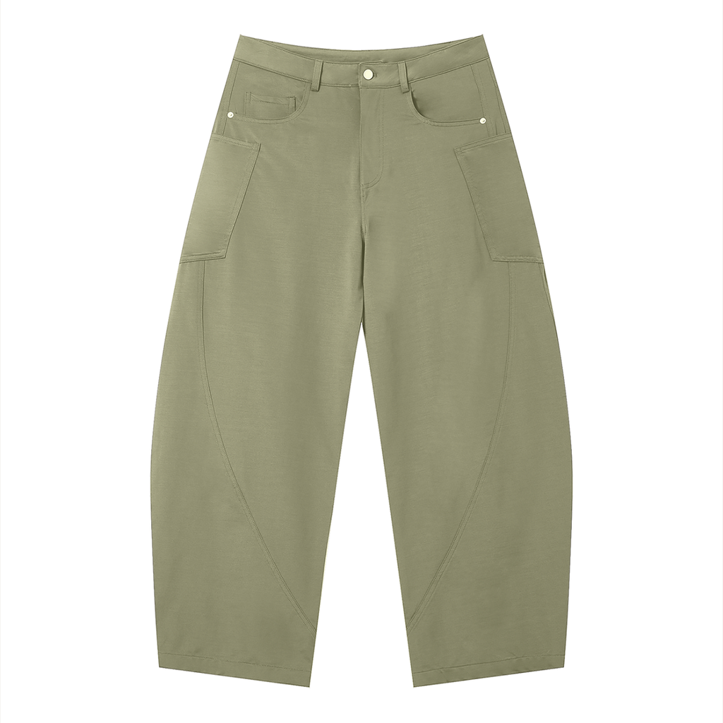 Men's Barrel-Leg Pants