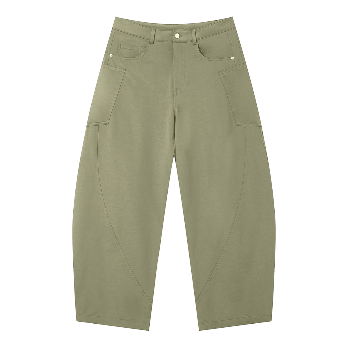 Men's Barrel-Leg Pants