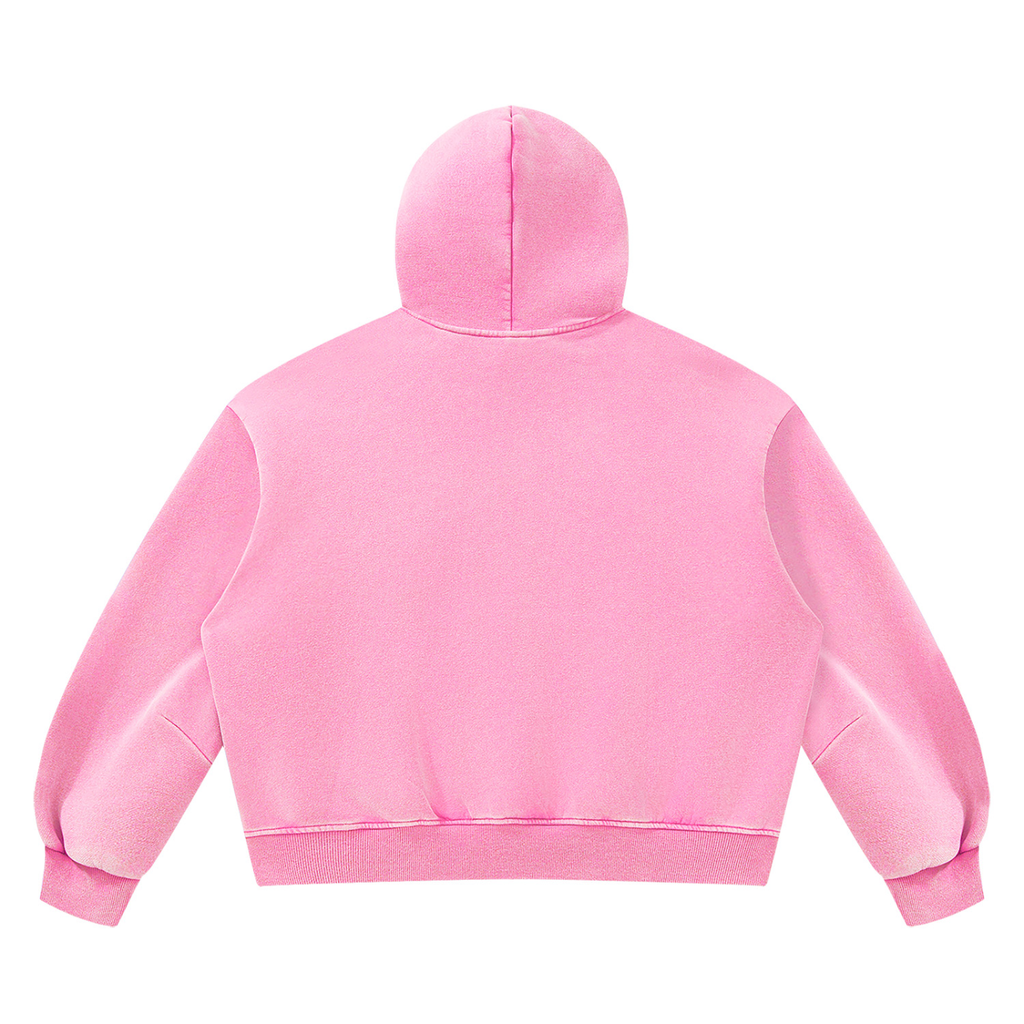 390 NGSM Vintage Wash Boxy Fleece Hoodie (U)