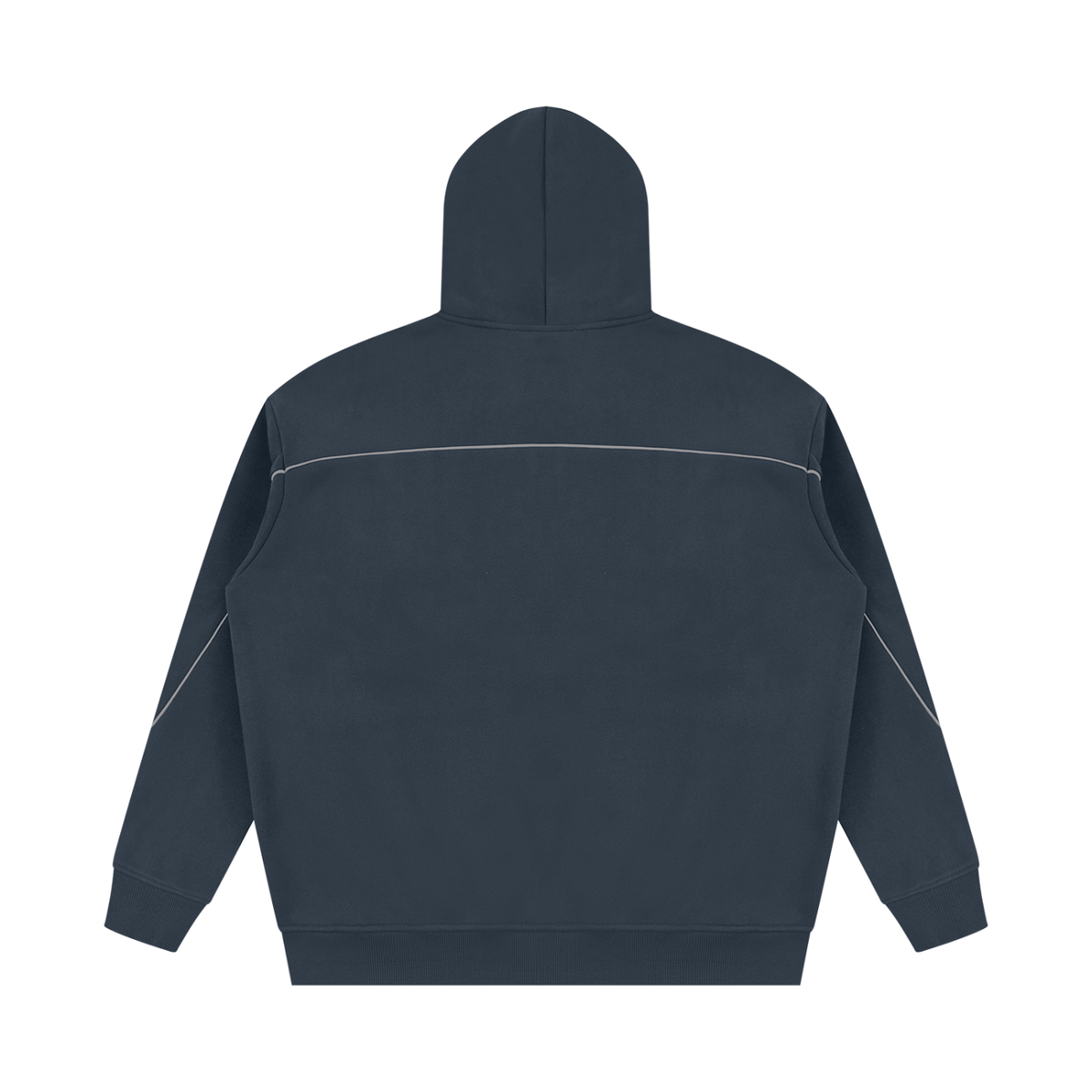 345 GSM Oversized Piping Fleece Hoodie (U)
