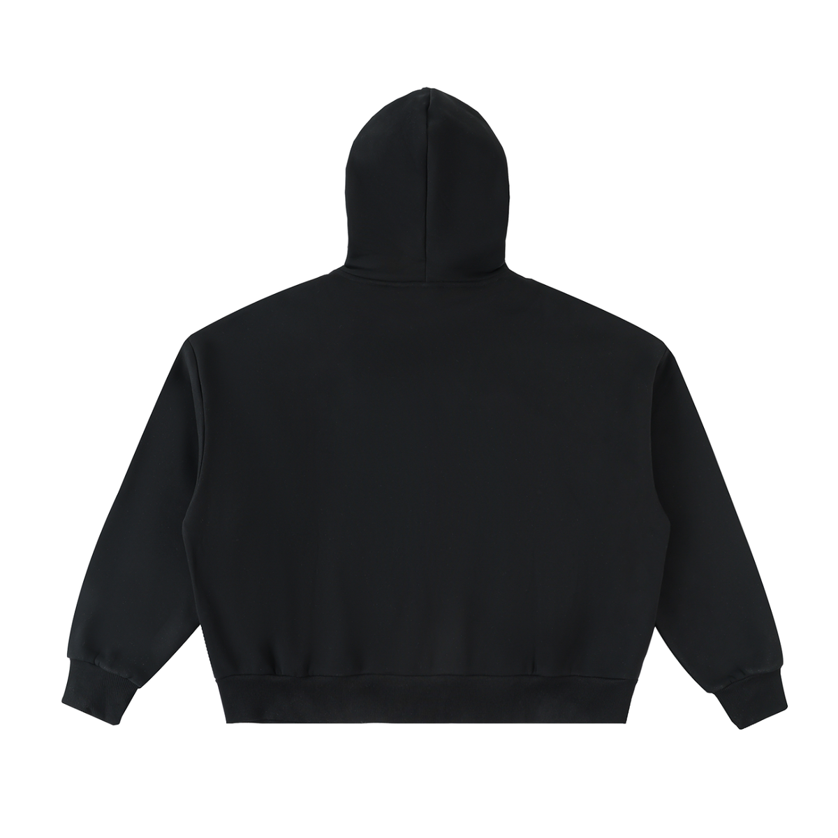 350 GSM Fleece Full-Zip Boxy Hoodie