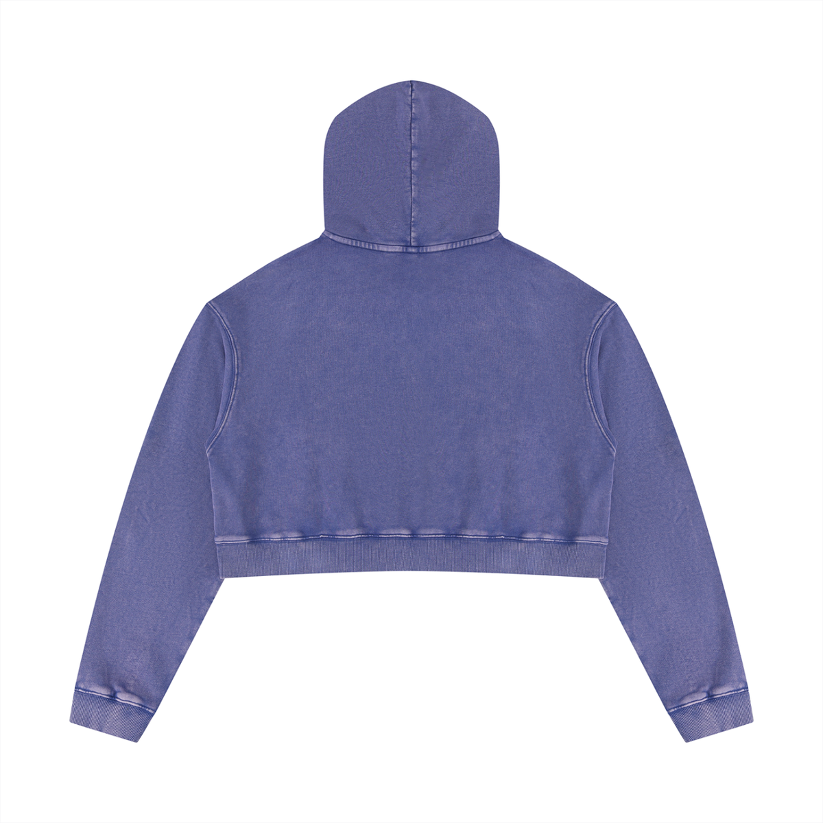 400 GSM Mineral Washed Crop Hoodie