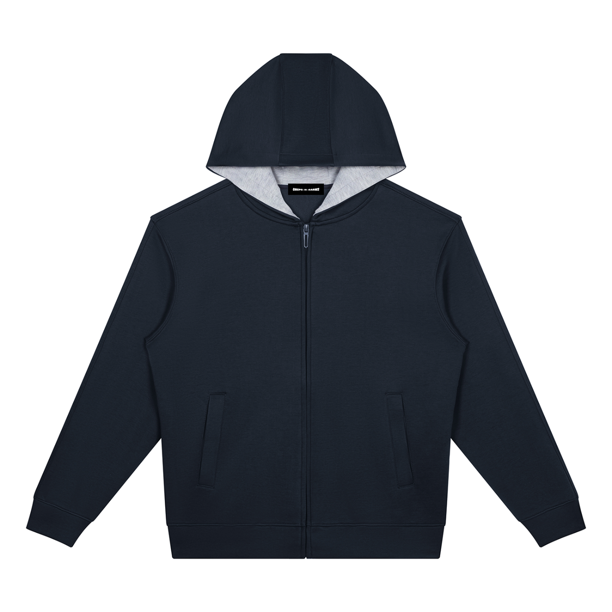 380 GSM Drop Shoulder Full Zip Hoodie (U)