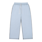 Raw Edge Topstitch Sweatpants