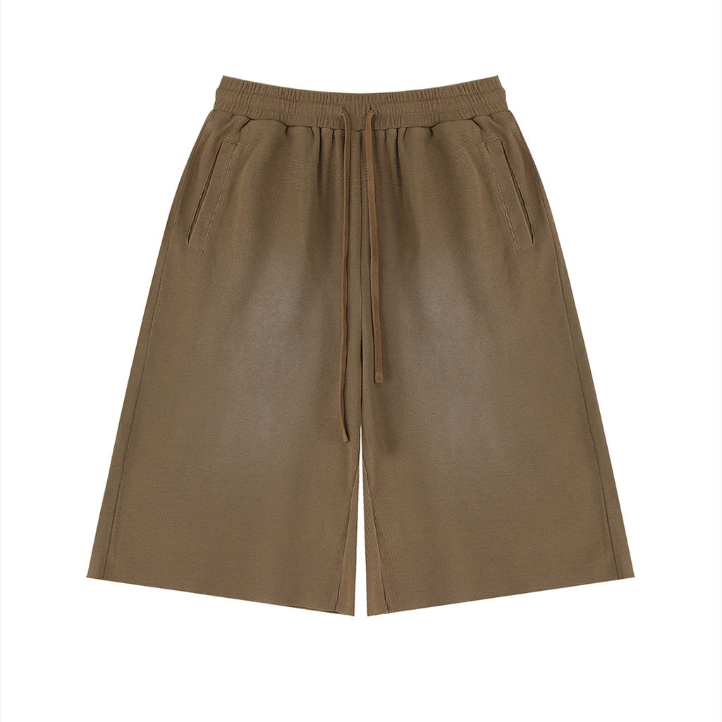 340 GSM  Sunfade Raw Edge Shorts (U)