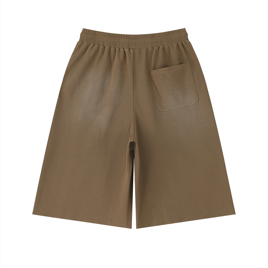 340 GSM  Sunfade Raw Edge Shorts (U)