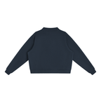 350 GSM Essential Fleece Mock-Neck Crew Sweatshirt (W)