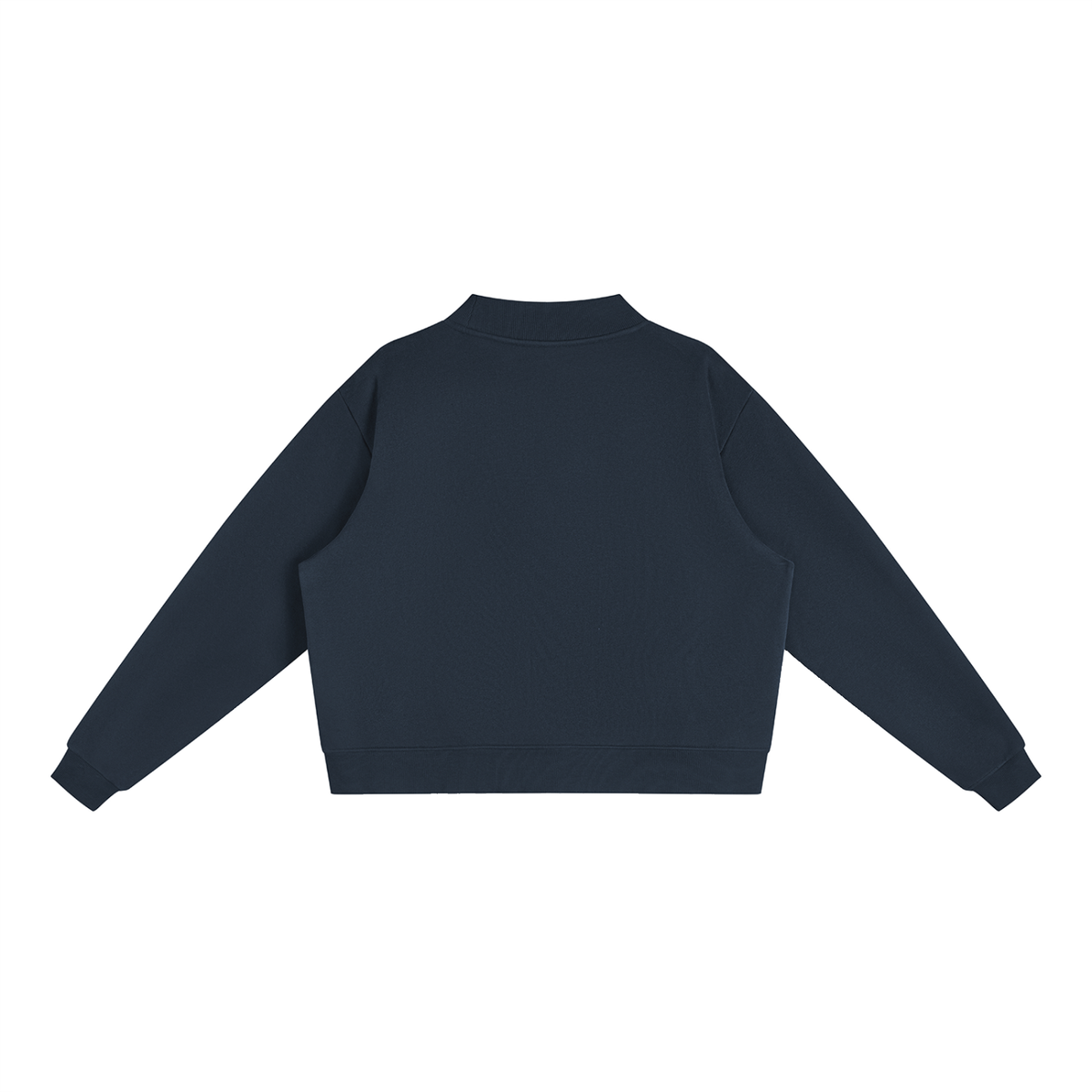 350 GSM Essential Fleece Mock-Neck Crew Sweatshirt (W)