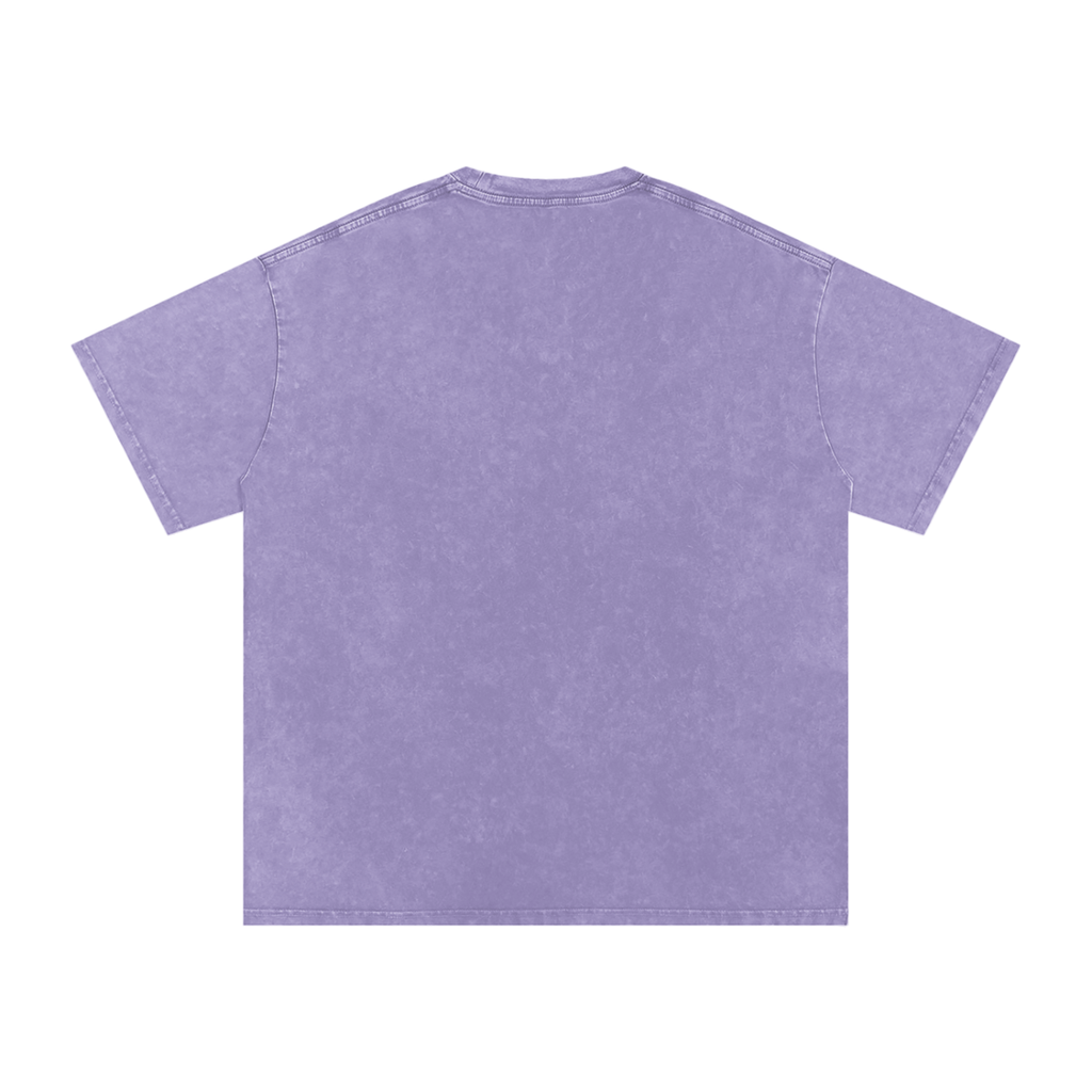 Snow Wash Oversized Cotton T-Shirt