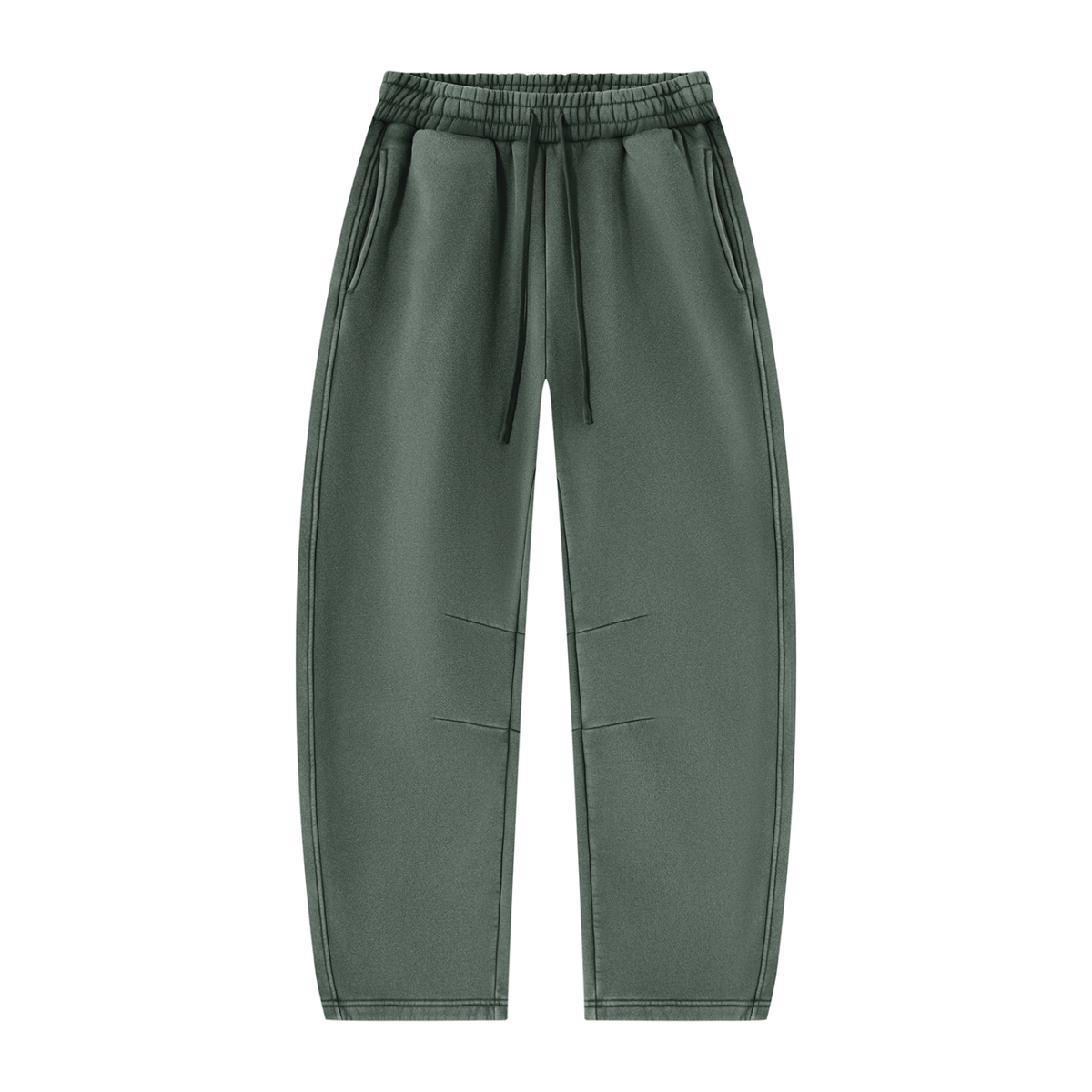 390 GSM Vintage Wash Barrel Leg Fleece Sweatpants (U)