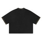 250 GSM Mineral Washed Boxy Panel T-Shirt