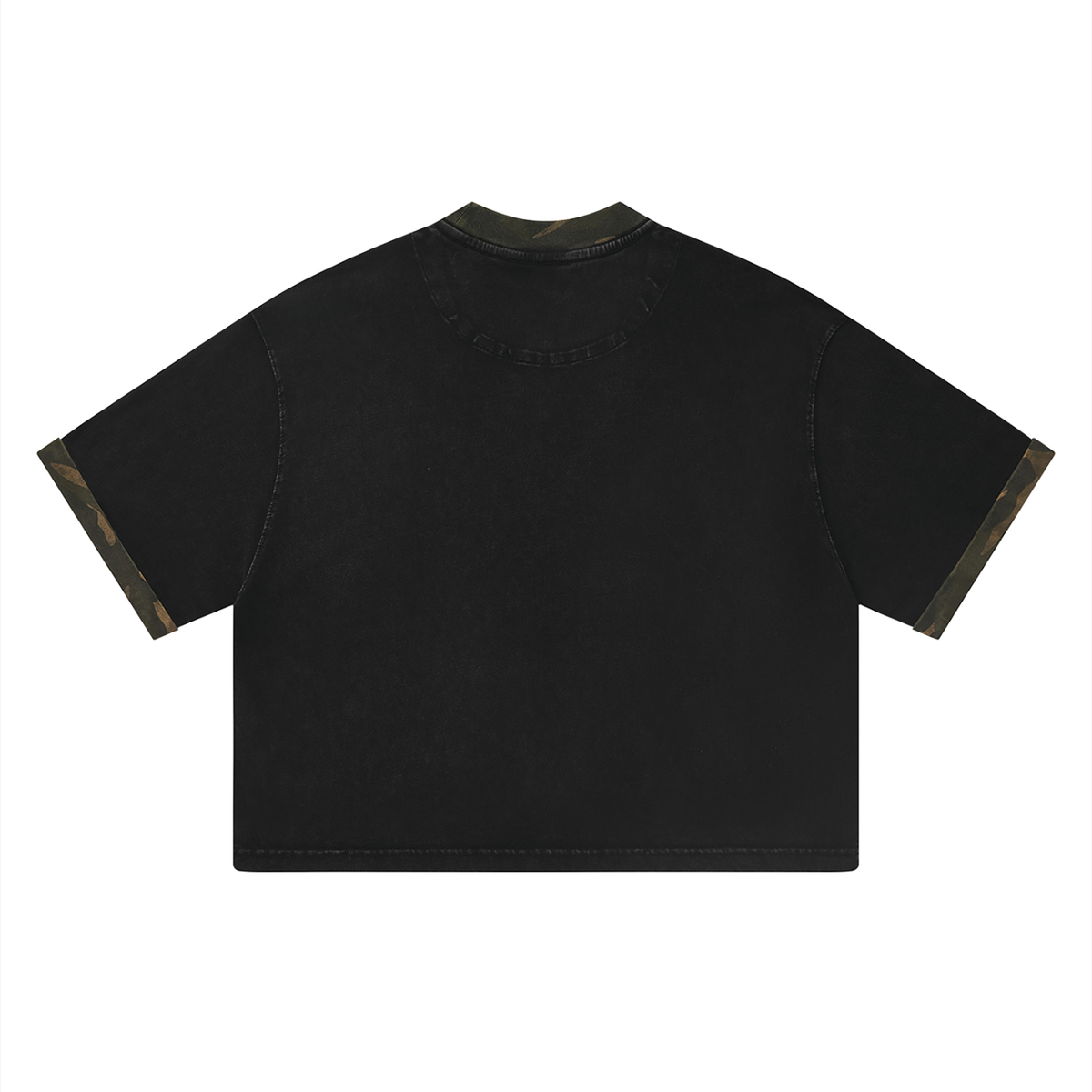 250 GSM Mineral Washed Boxy Panel T-Shirt