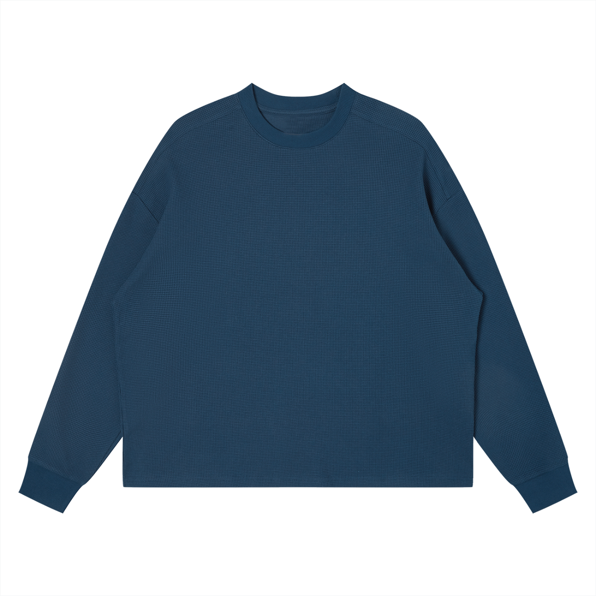 300 GSM Waffle Boxy Long Sleeve T-Shirt