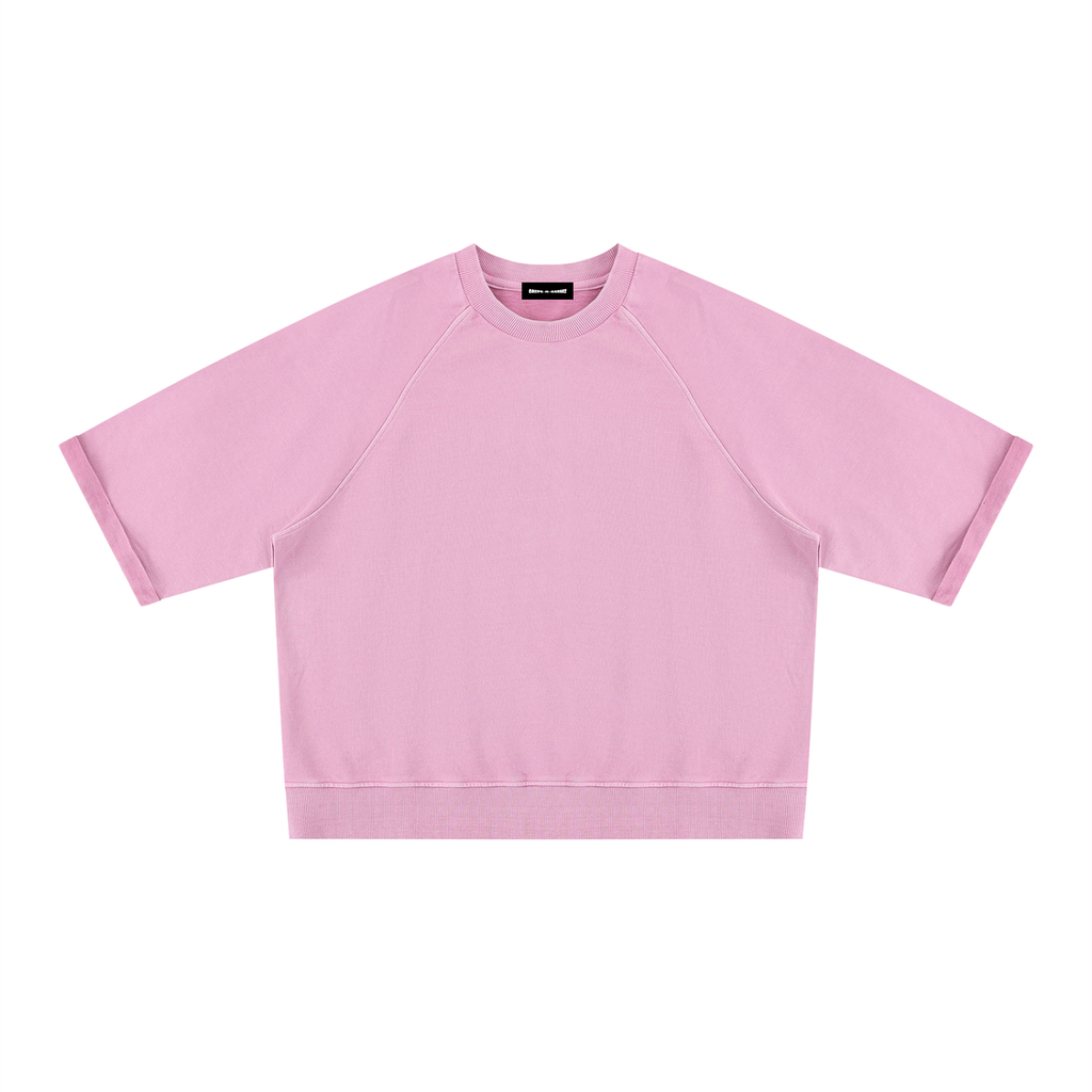 320 GSM Vintage Wash Boxy Short Sleeve Sweatshirt
