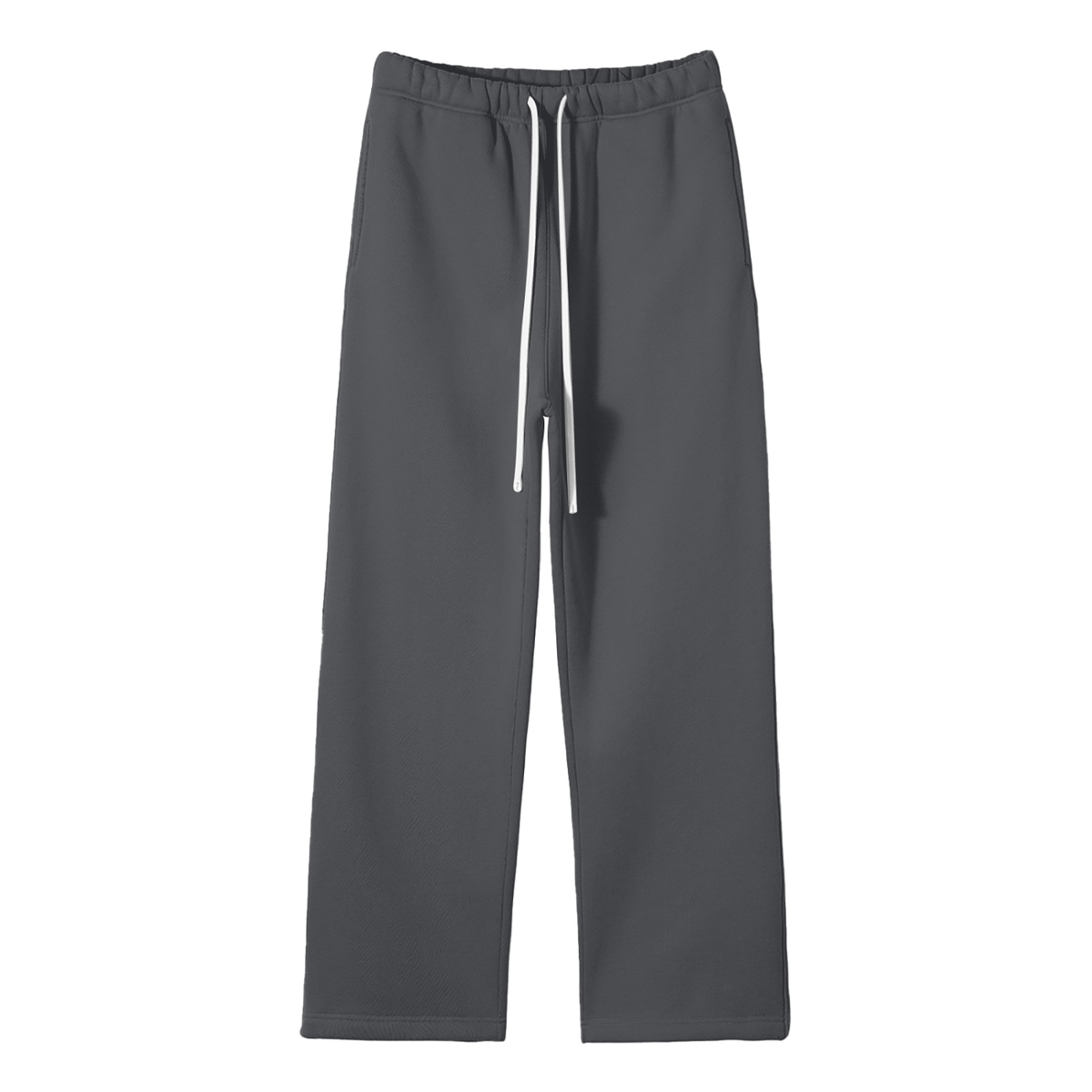 360 GSM Solid Color Fleece Straight Leg Pants (U)