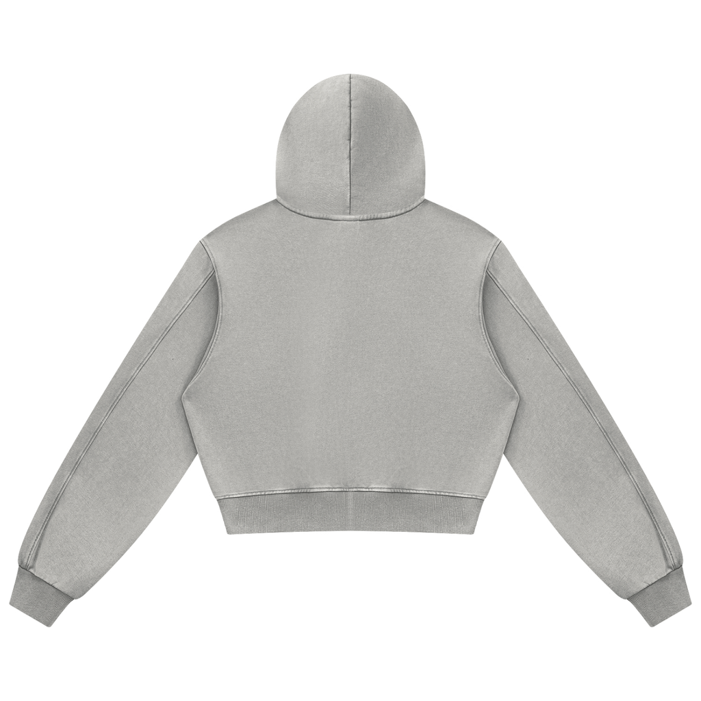 Women's Mineral Wash Full-Zip Hoodie