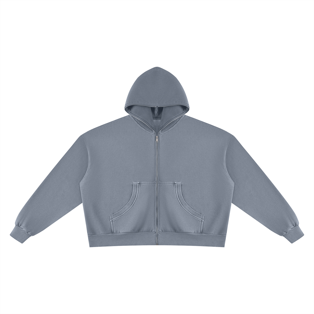 Vintage Wash Fleece Boxy Hoodie