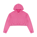 400 GSM Mineral Washed Crop Hoodie
