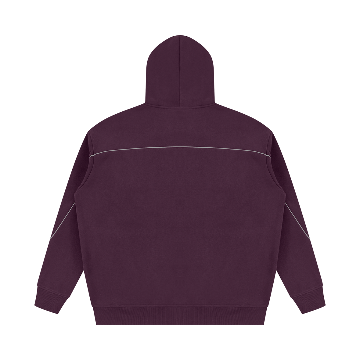 345 GSM Oversized Piping Fleece Hoodie (U)