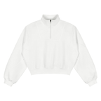 350 GSM Loose Fleece Quarter-Zip Sweatshirt (W)