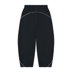 345 GSM Piping Fleece Barrel Leg Sweatpants(U)