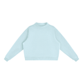 Women's Essential Fleece Mock-Neck Crew Sweatshirt