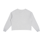 Paneled Raw Edge Boxy Sweatshirt