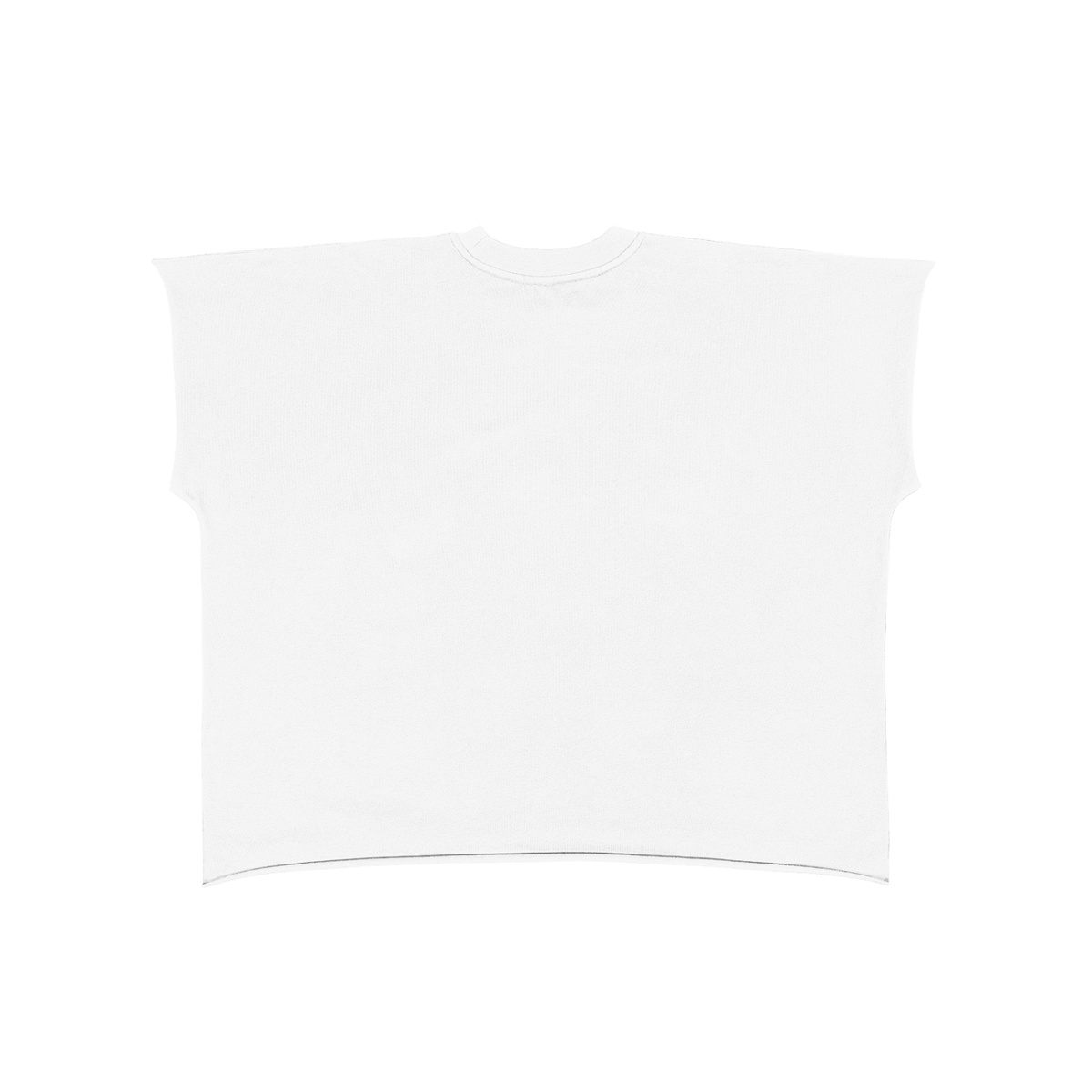Men's Raw Edge Boxy Non-Shrink T-Shirt