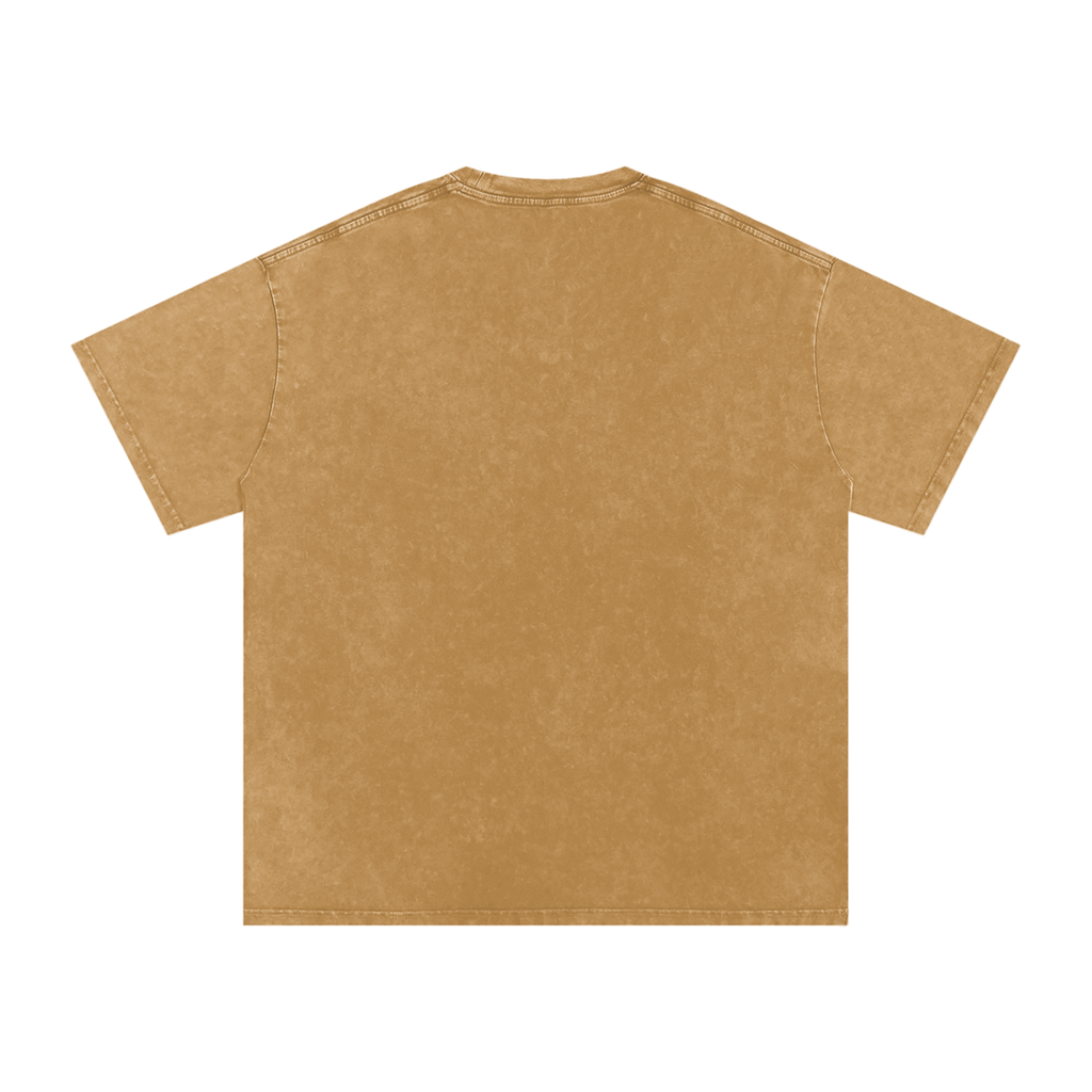 Snow Wash Oversized Cotton T-Shirt