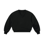 280 GSM Crop V-Neck Sweatshirt