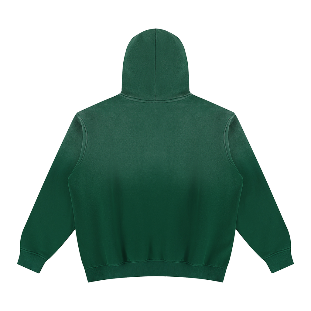 355 GSM Vintage Wash Fleece Hoodie (U)