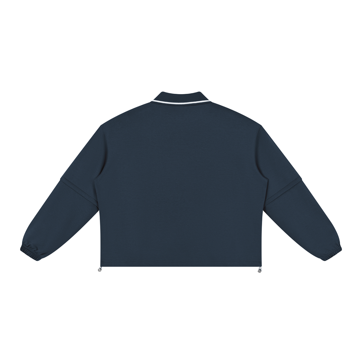 380 GSM Boxy Collared Detachable Sweatshirt (U)