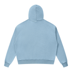 350 GSM Mineral Wash Boxy Full Zip Hoodie (U)
