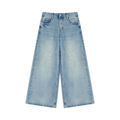Women's Vintage Wash Wide-Leg Jeans