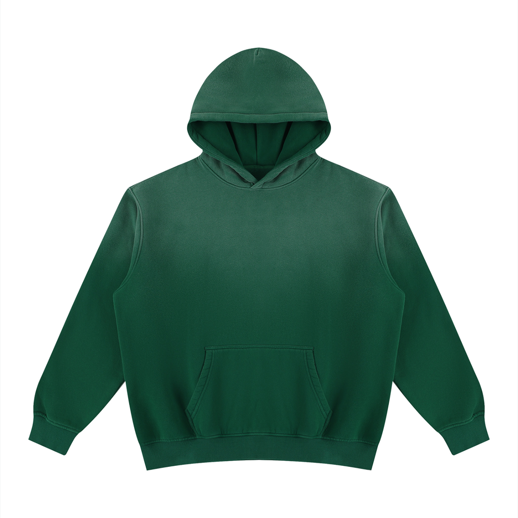 355 GSM Vintage Wash Fleece Hoodie (U)