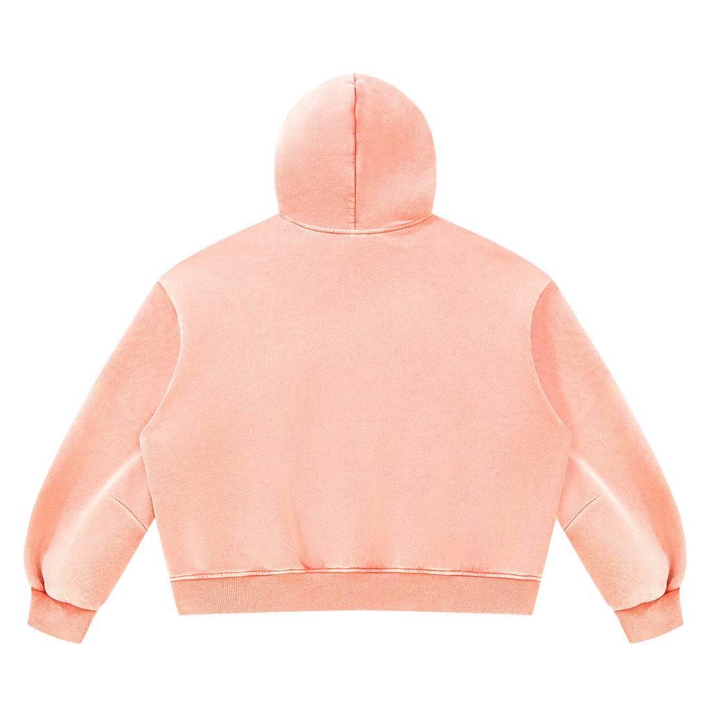 390 NGSM Vintage Wash Boxy Fleece Hoodie (U)