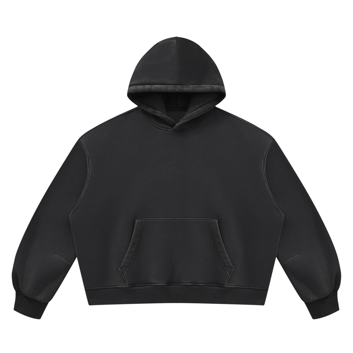 390 NGSM Vintage Wash Boxy Fleece Hoodie (U)