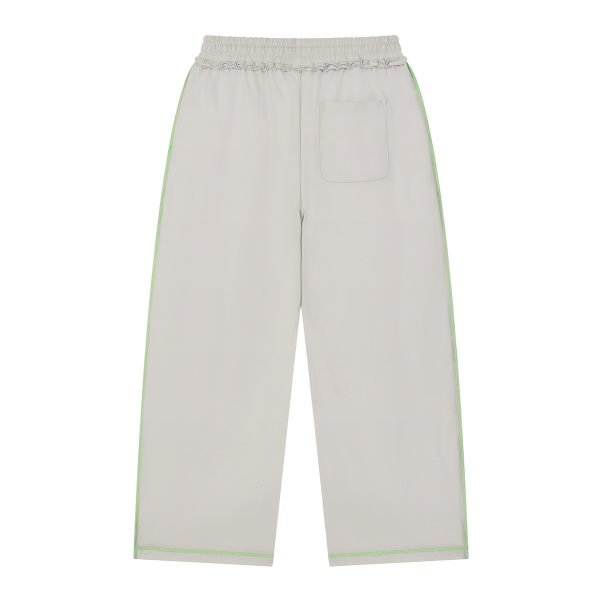 Raw Edge Topstitch Sweatpants