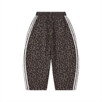 360 GSM Leopard Barrel Leg Sweatpants (U)