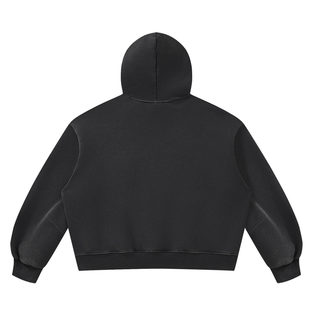390 NGSM Vintage Wash Boxy Fleece Hoodie (U)