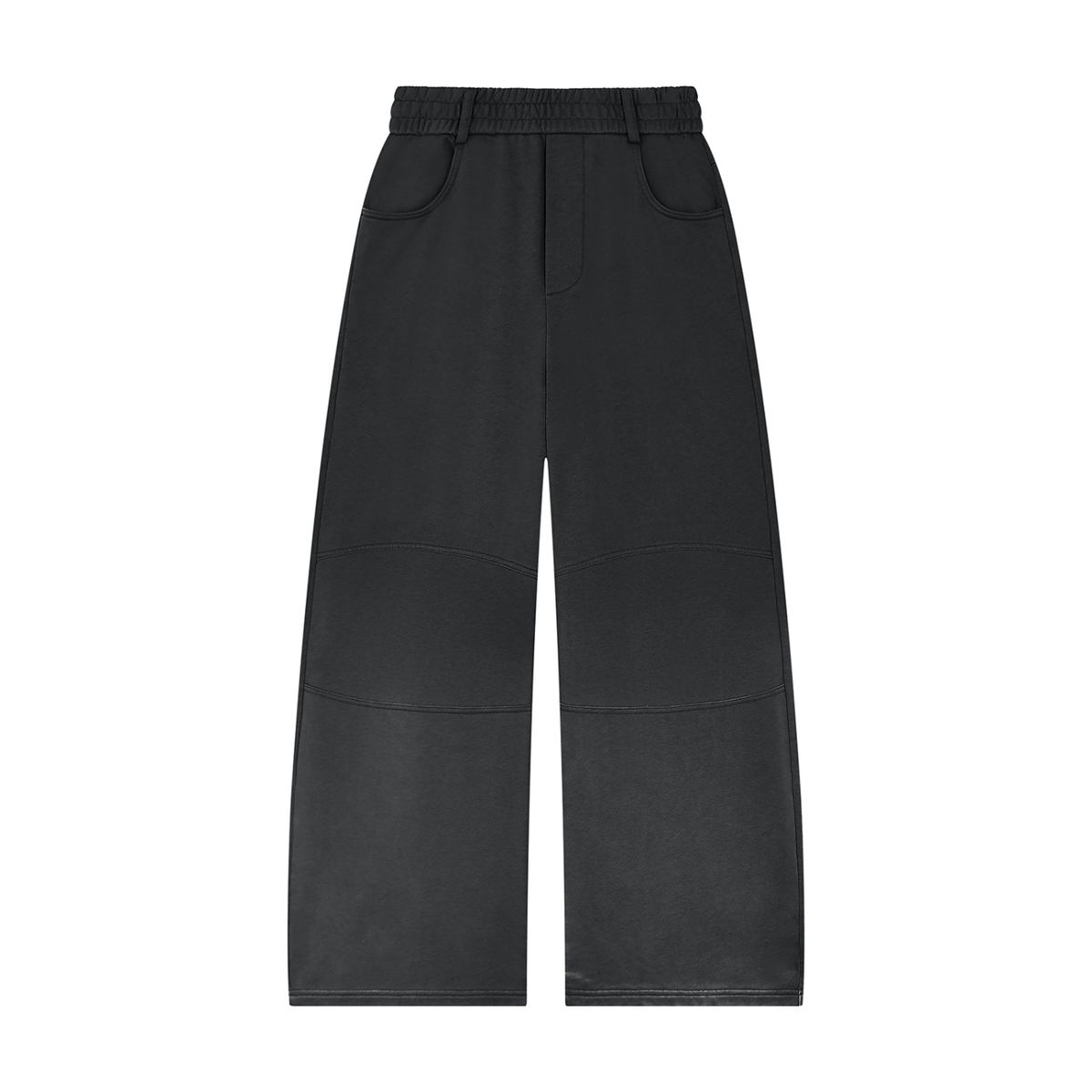 Sun Faded Paneled Barrel-Leg Sweatpants