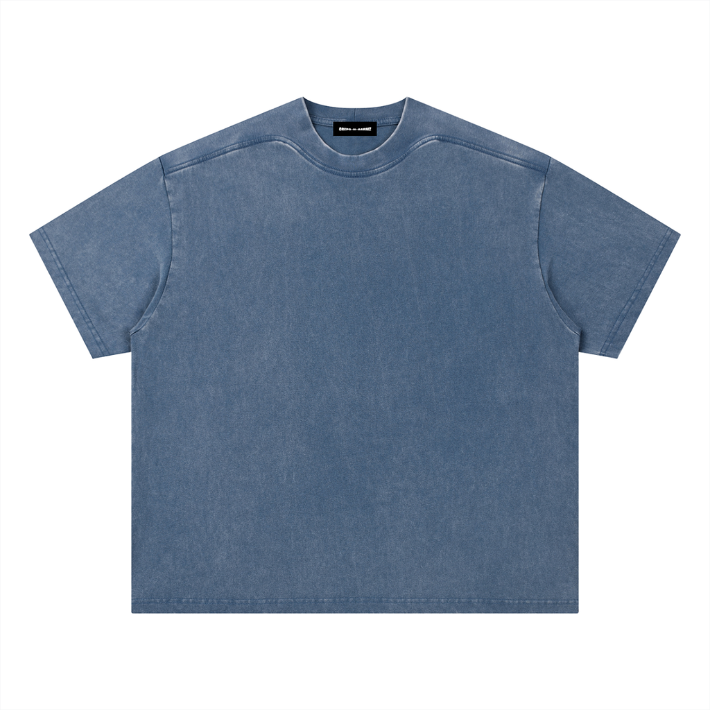 Vintage Wash Boxy T-Shirt – 260 GSM