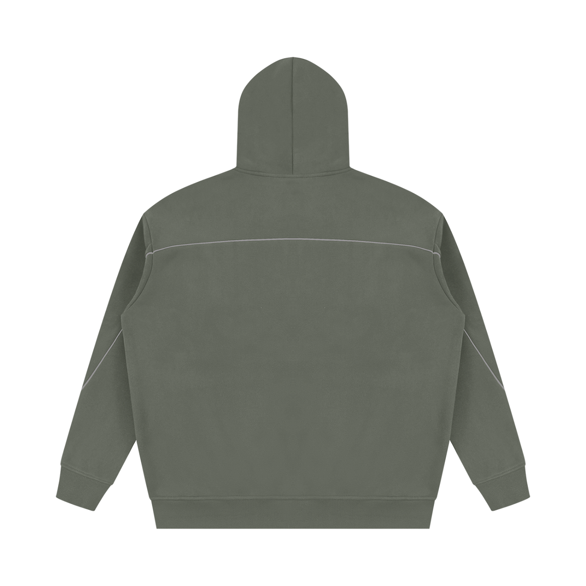 345 GSM Oversized Piping Fleece Hoodie (U)